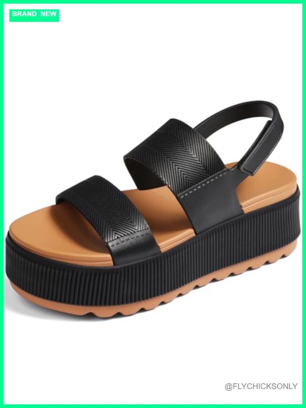 Women's Platform Water Sandals Chunky Lug Sole Open Toe Summer Beach
